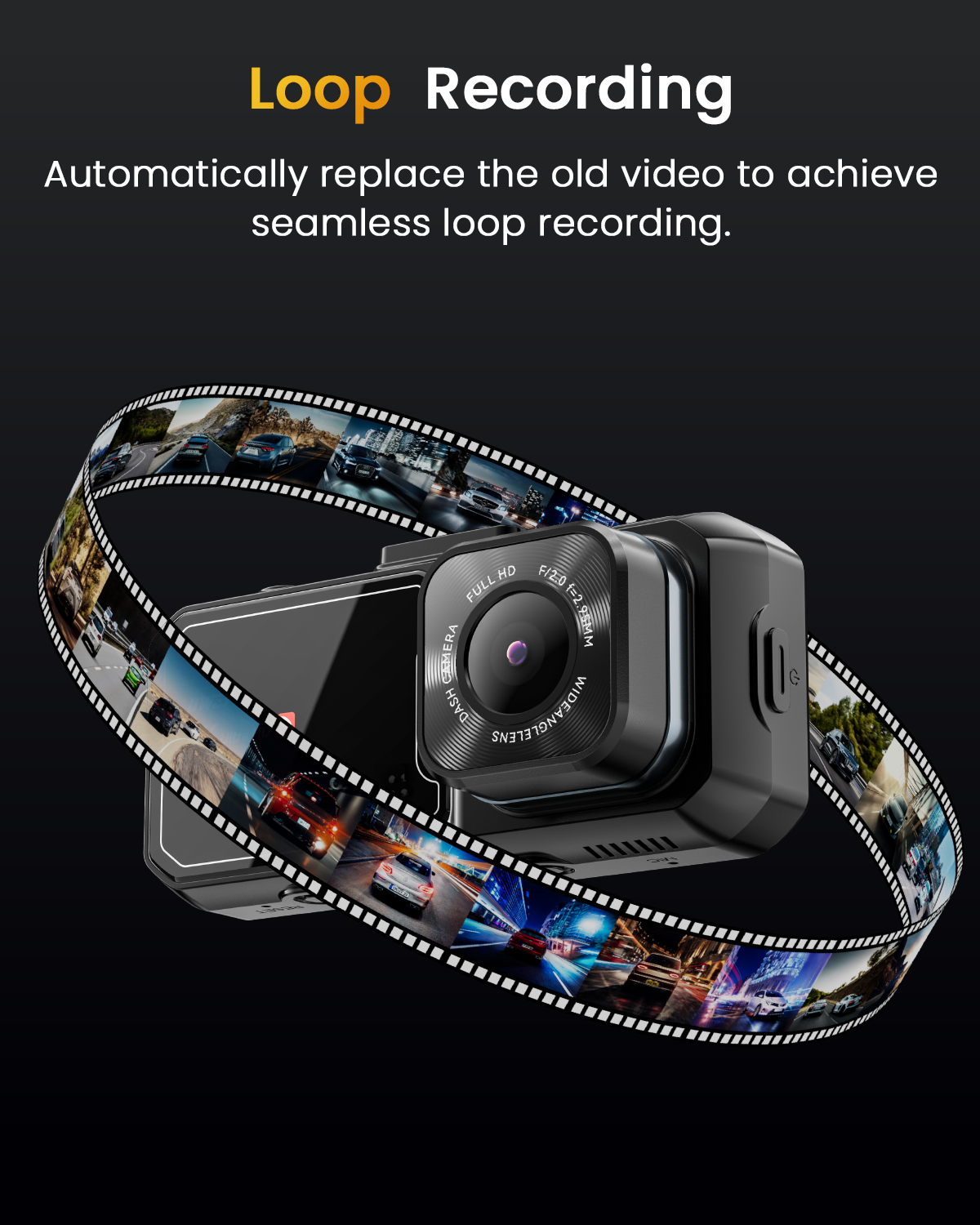 IIWEY N4 4K Front and Rear Dash Cam