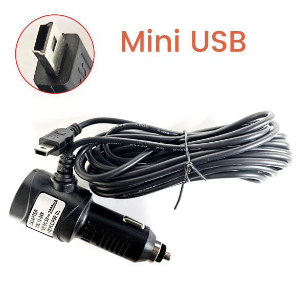 Car charger for IIWEY dash cam model: T1, T1 pro, DC04, DC02